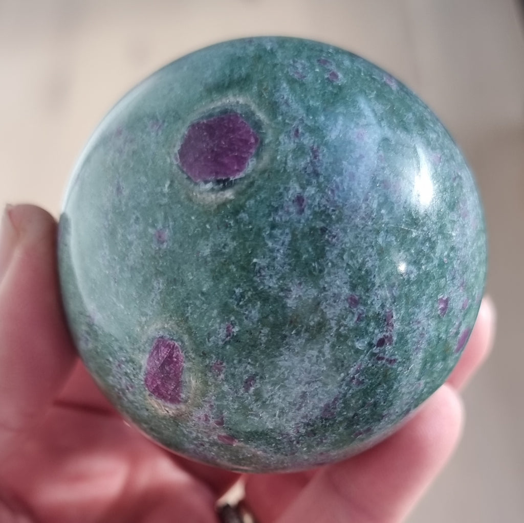 Ruby in Fuchsite Sphere Medium