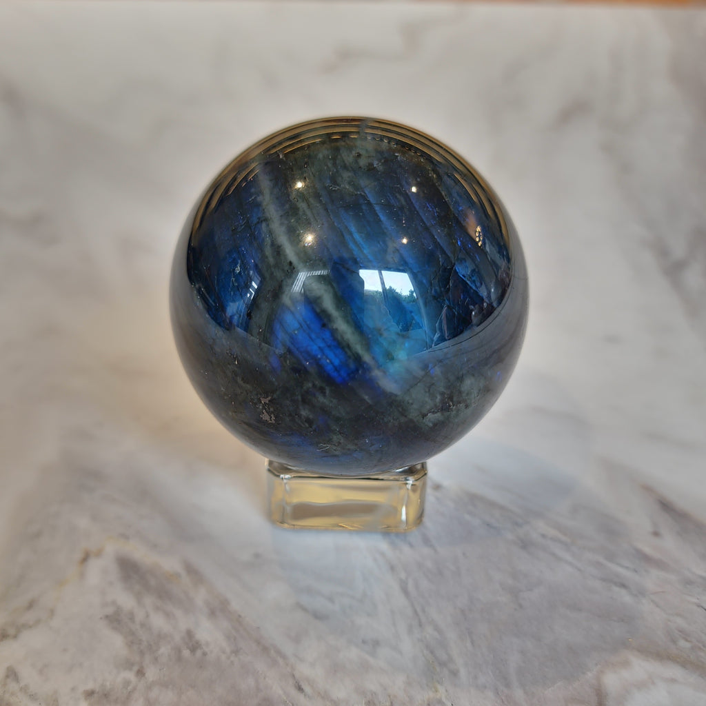 Labradorite Sphere (62mm Diametre)