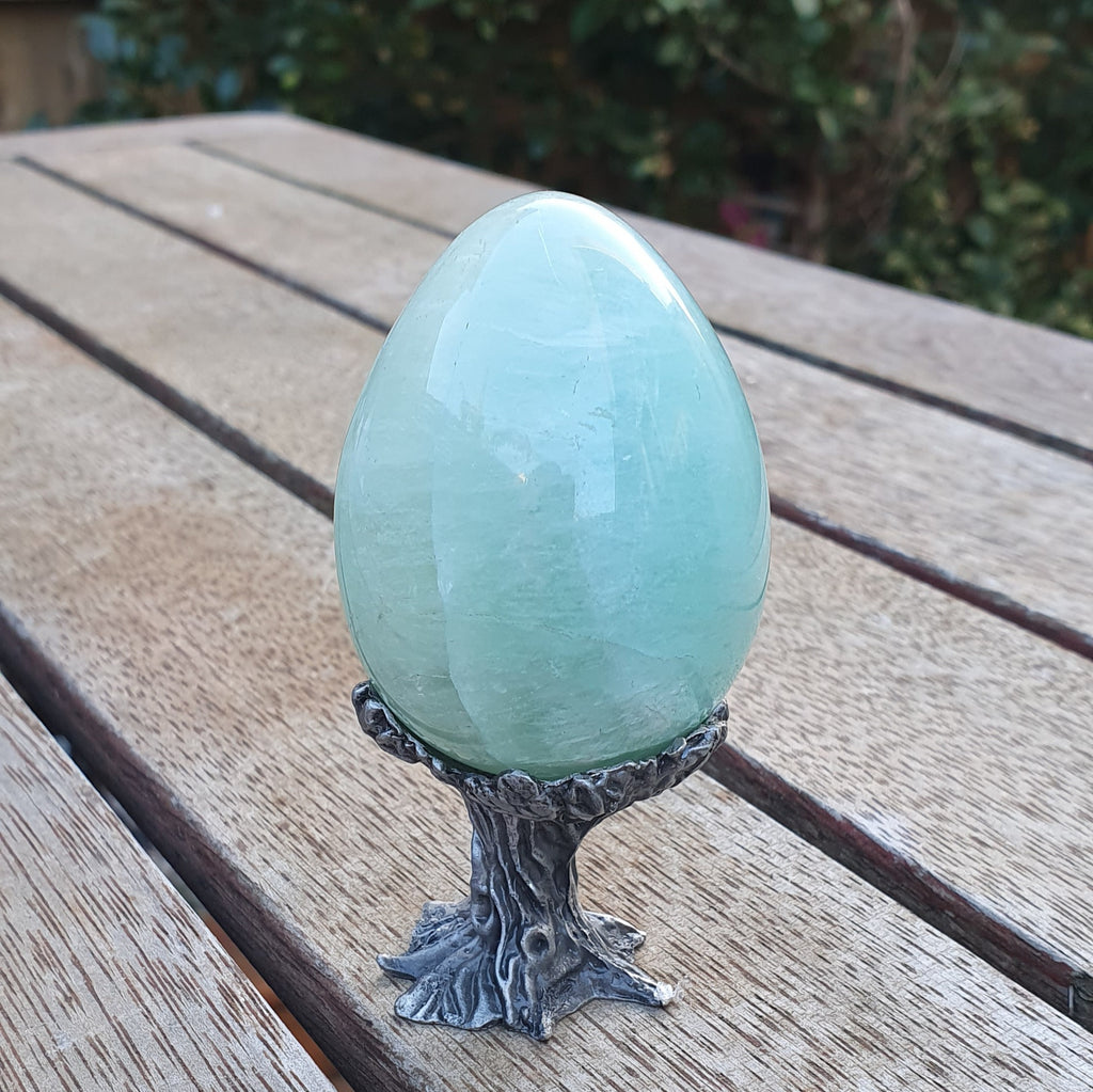 Medium Green Fluorite Egg