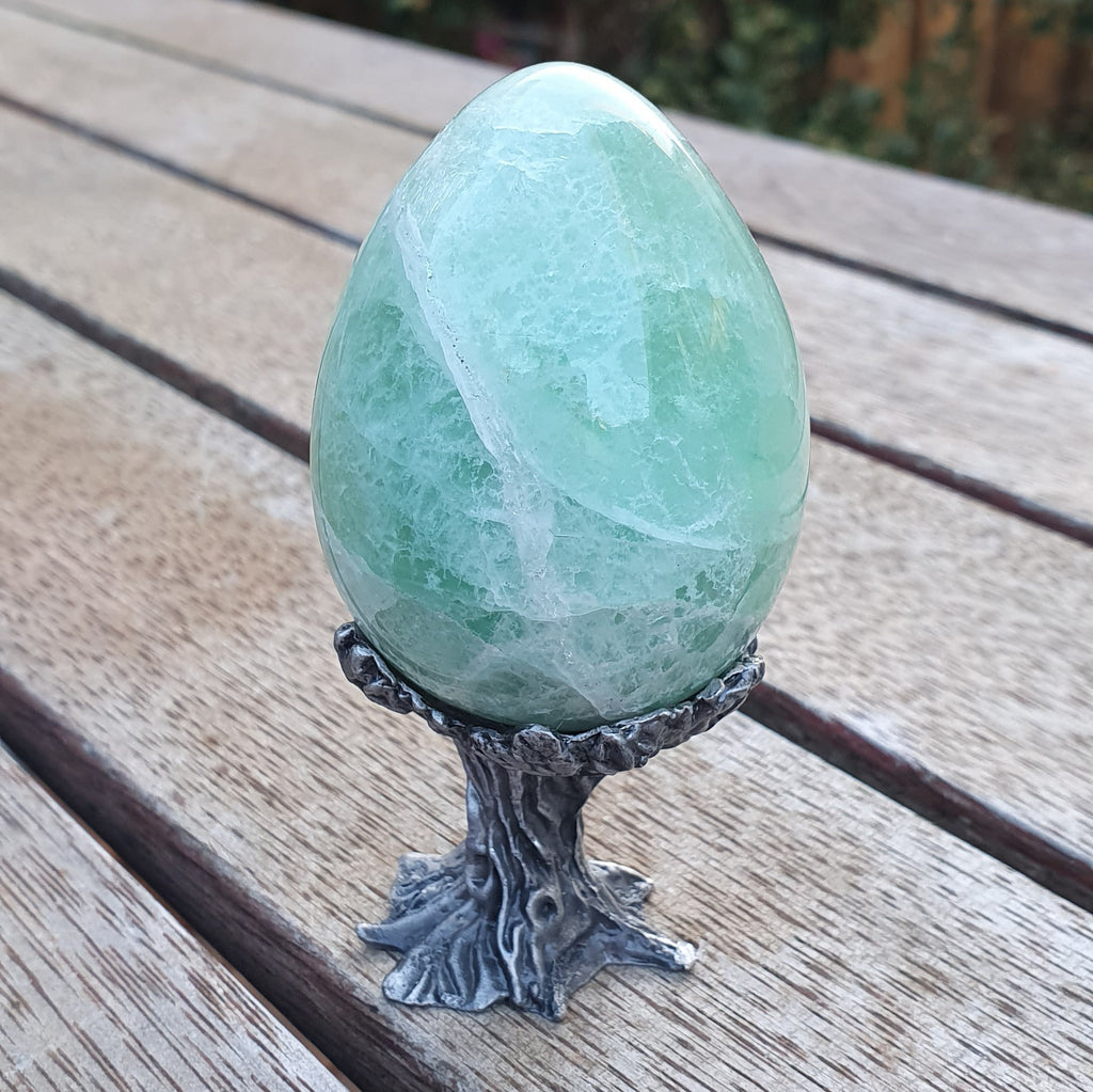 Medium Green Fluorite Egg