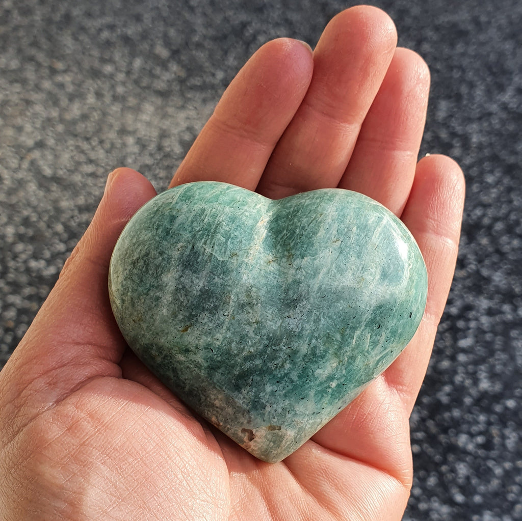 Amazonite Heart