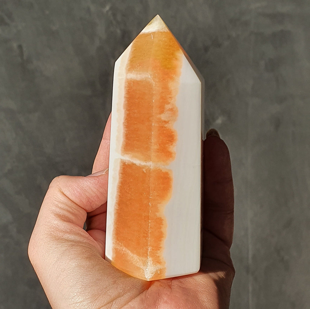 Polished Orange Calcite Generator