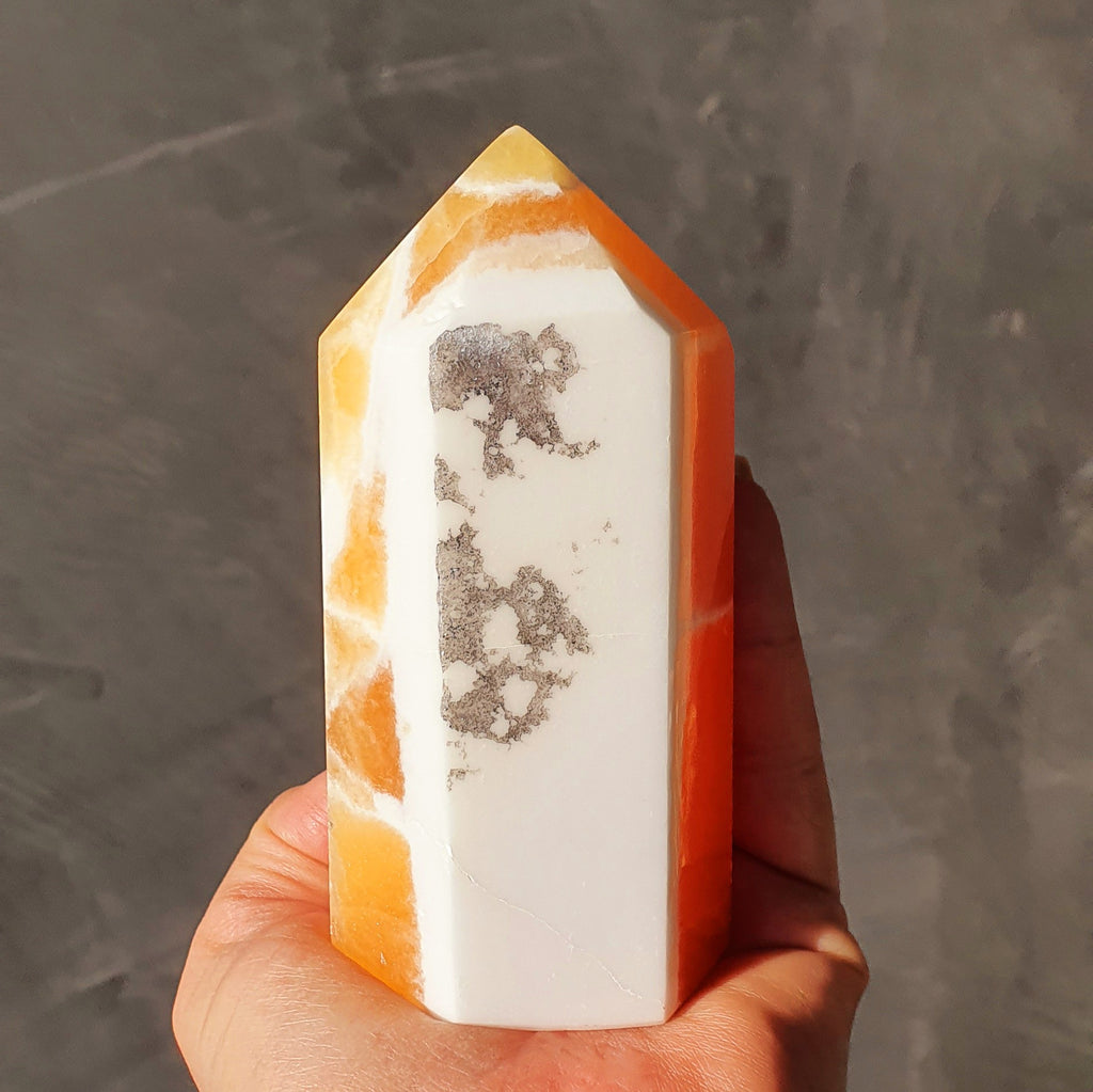 Polished Orange Calcite Generator