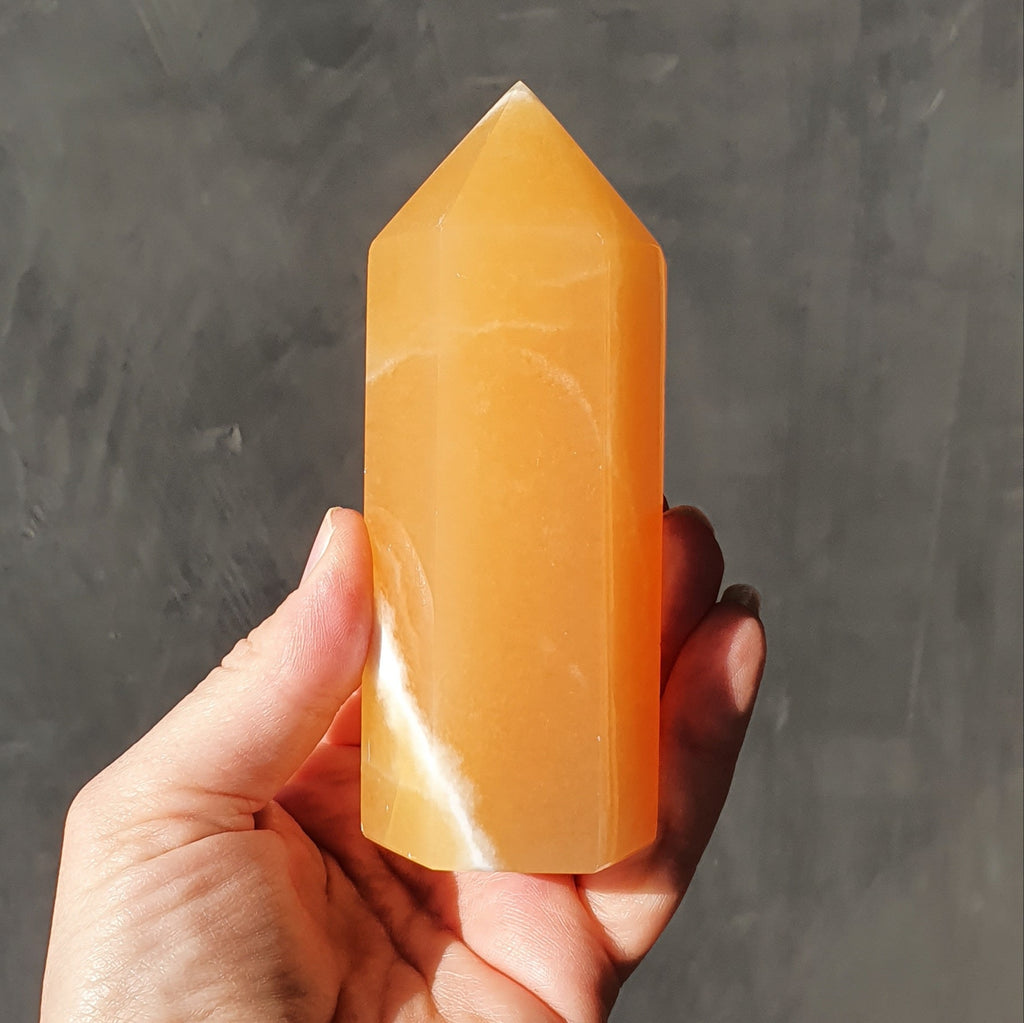 Polished Orange Calcite Generator