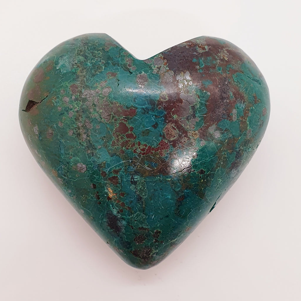 Medium Chrysocolla Heart 2