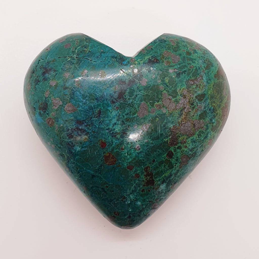 Medium Chrysocolla Heart 2