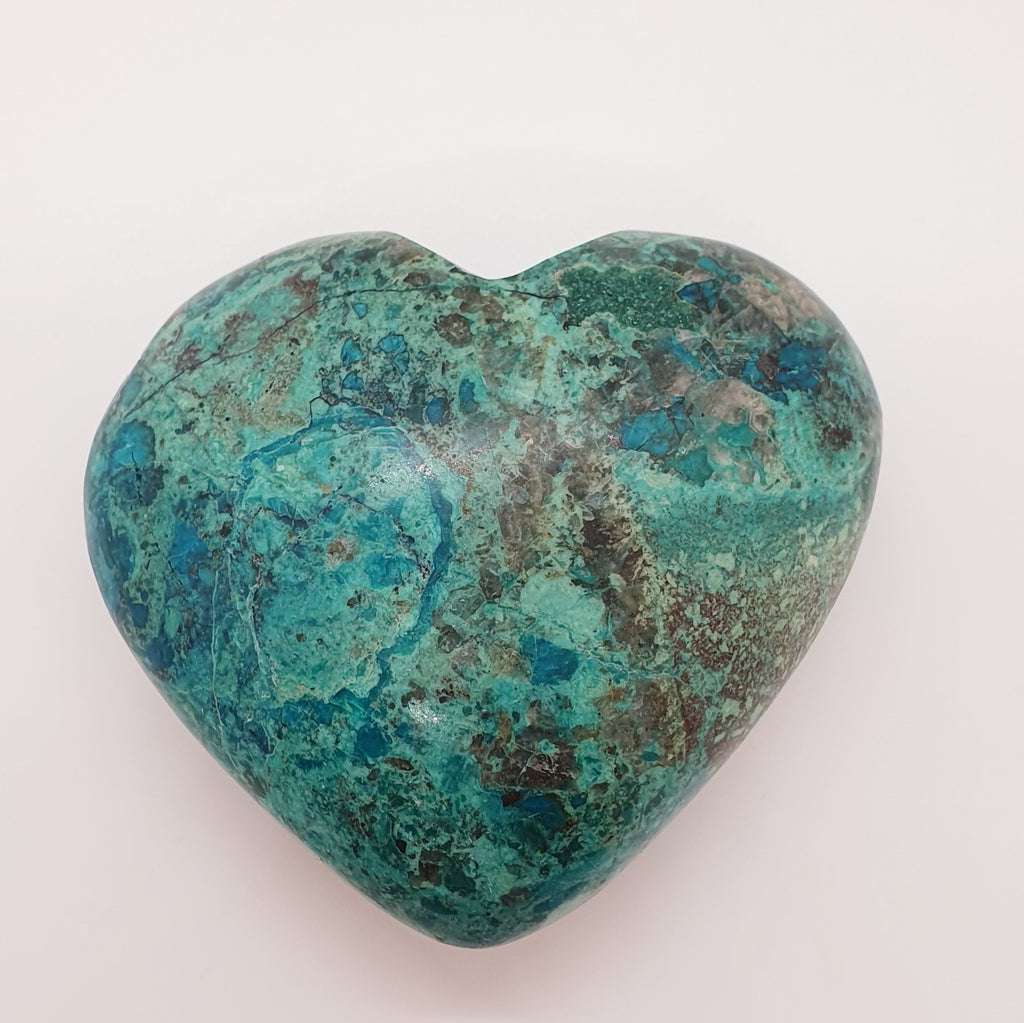 Large Chrysocolla Heart 3