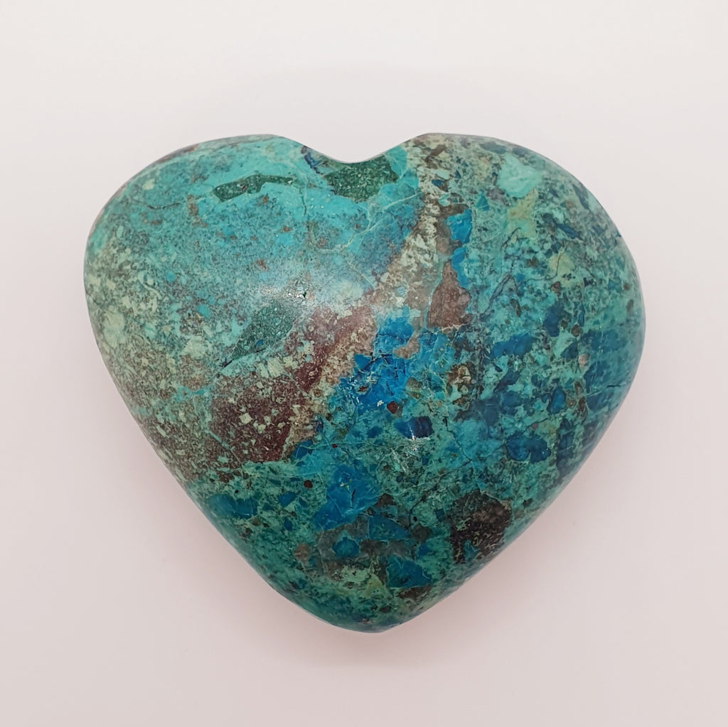 Large Chrysocolla Heart 3