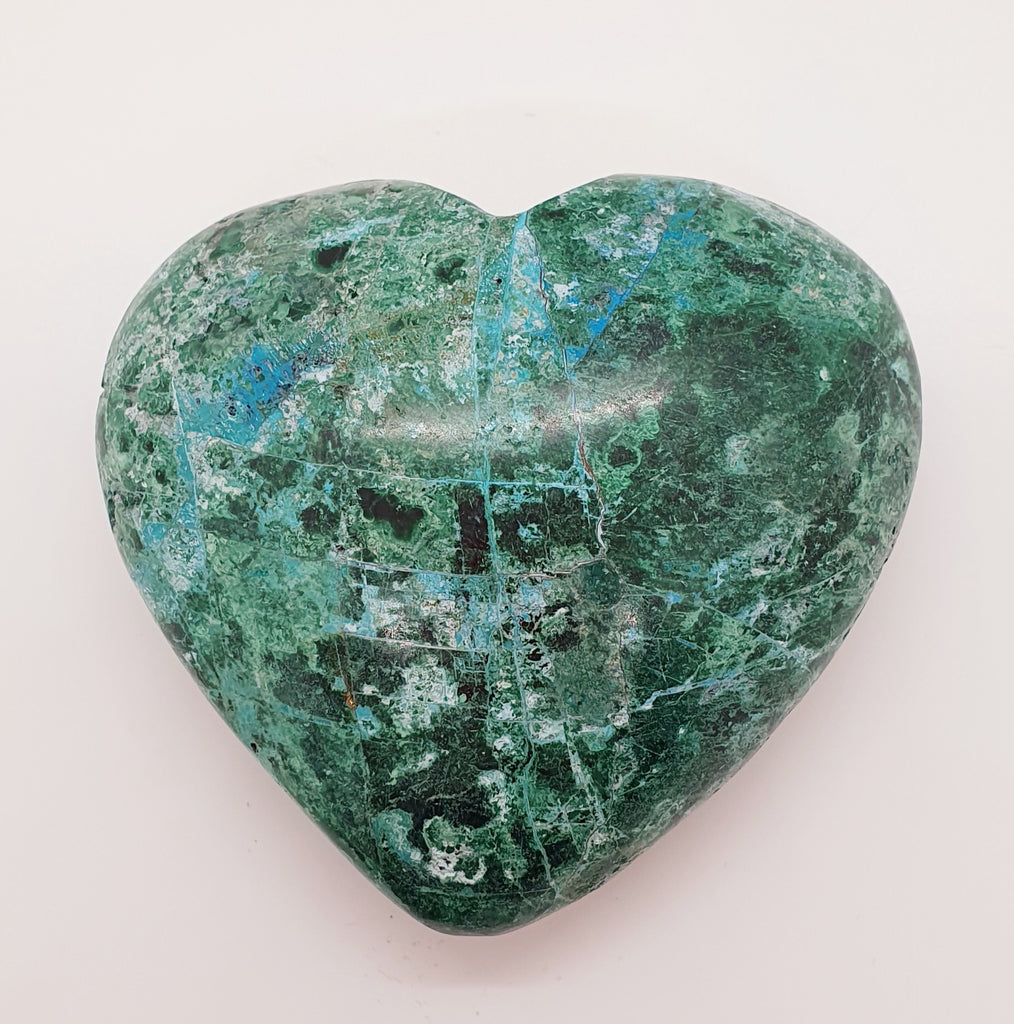 Large Chrysocolla Heart 2