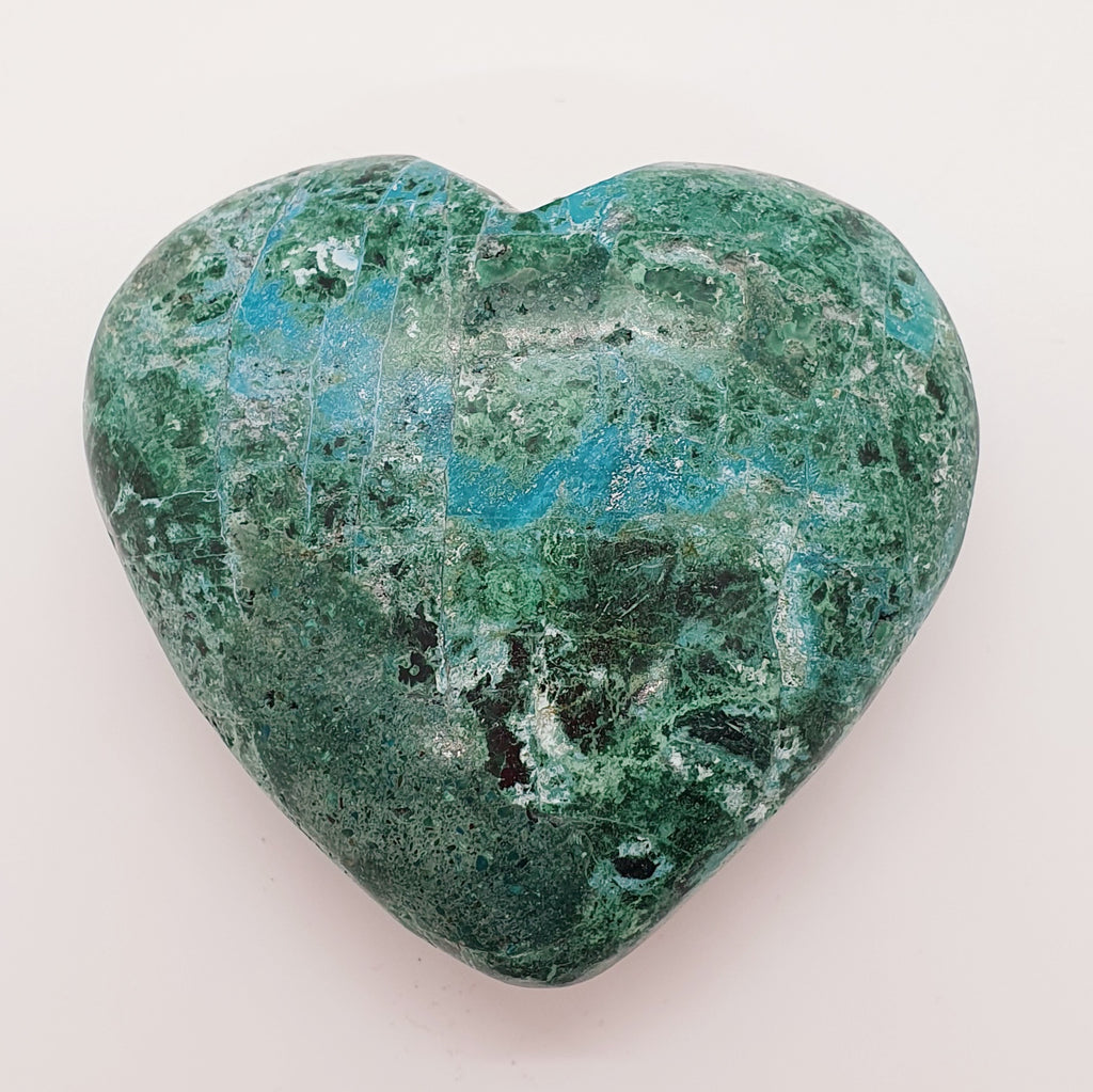 Large Chrysocolla Heart 2