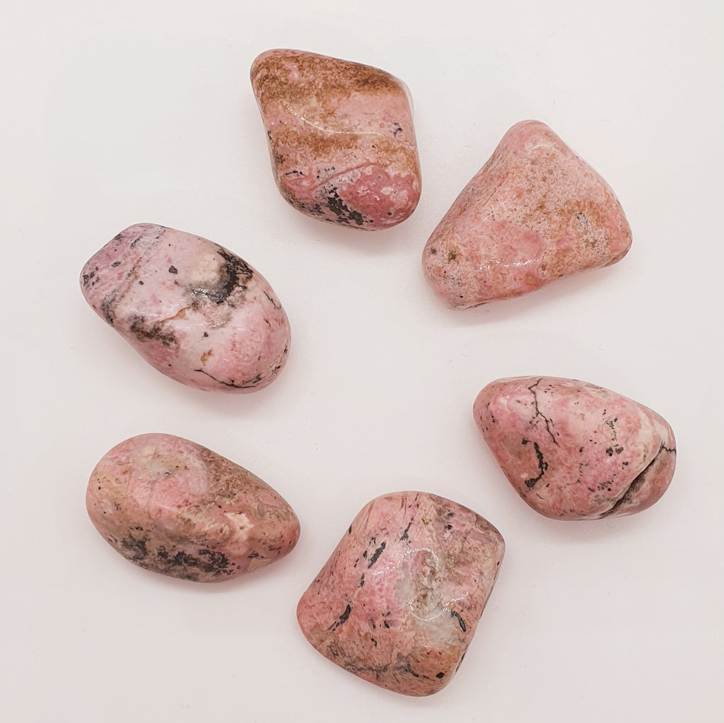 Large Rhodonite Tumbled Stones