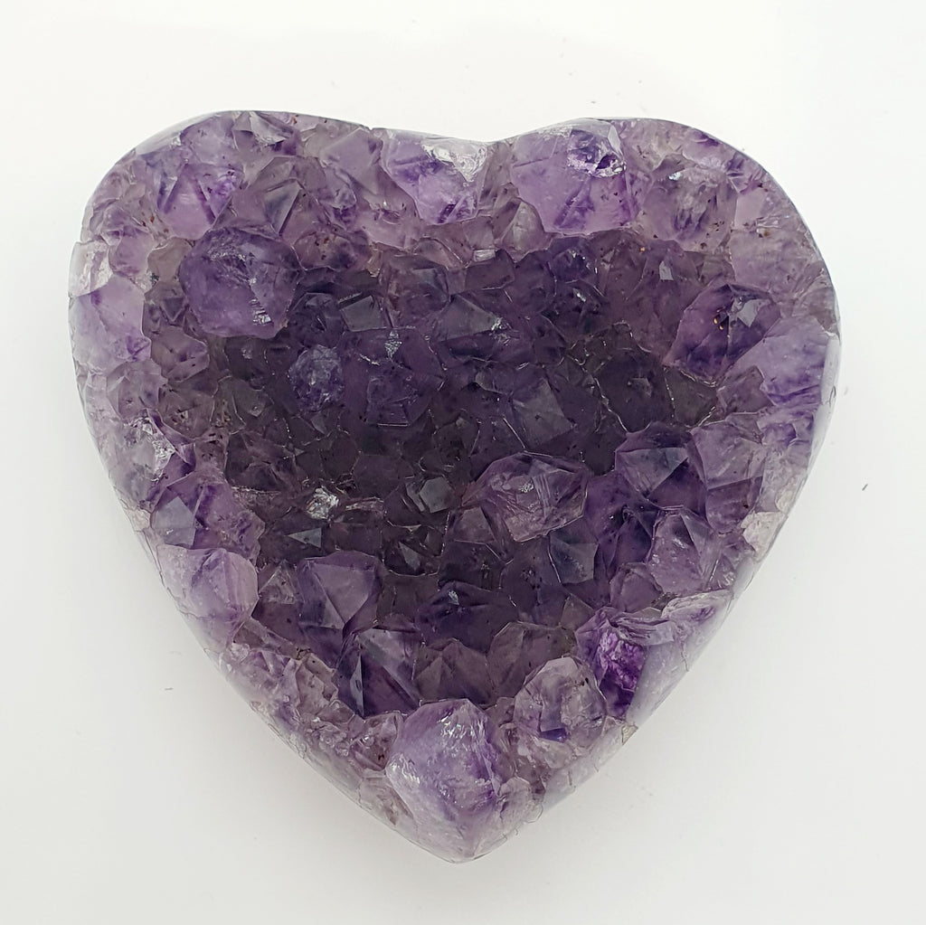 Amethyst Geode Heart