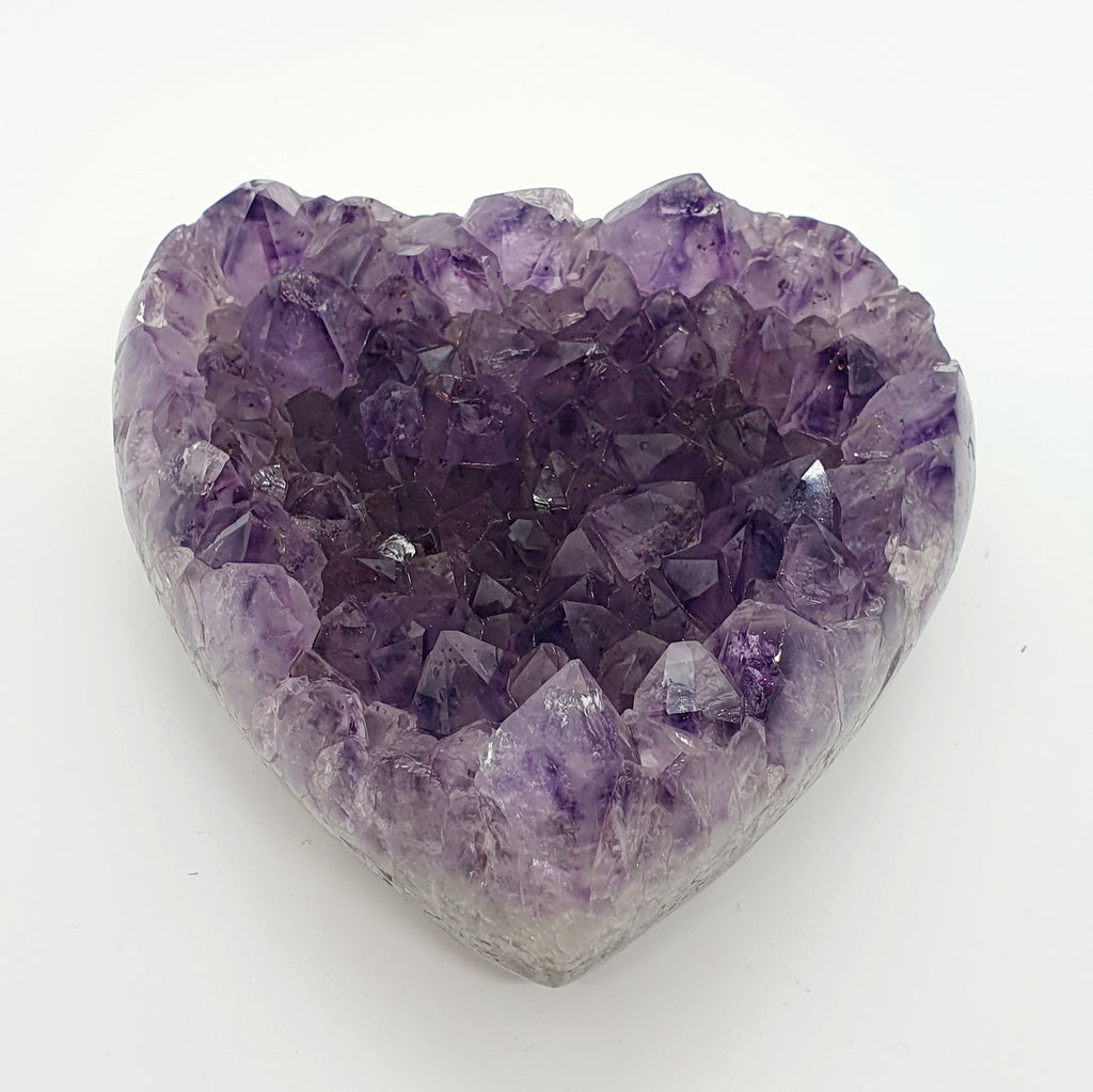 Amethyst Geode Heart