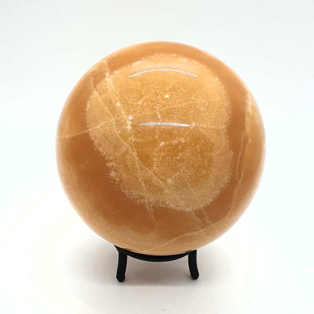 Extra Large Orange Calcite Sphere