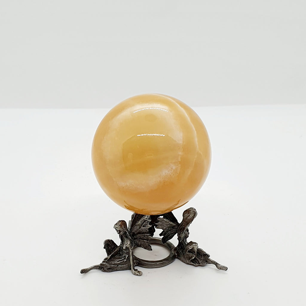 Orange Calcite Sphere