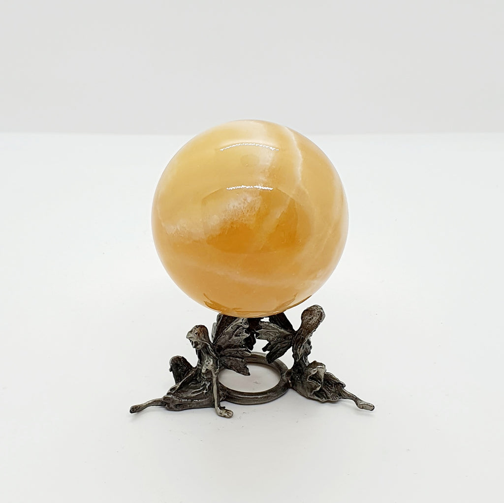 Orange Calcite Sphere