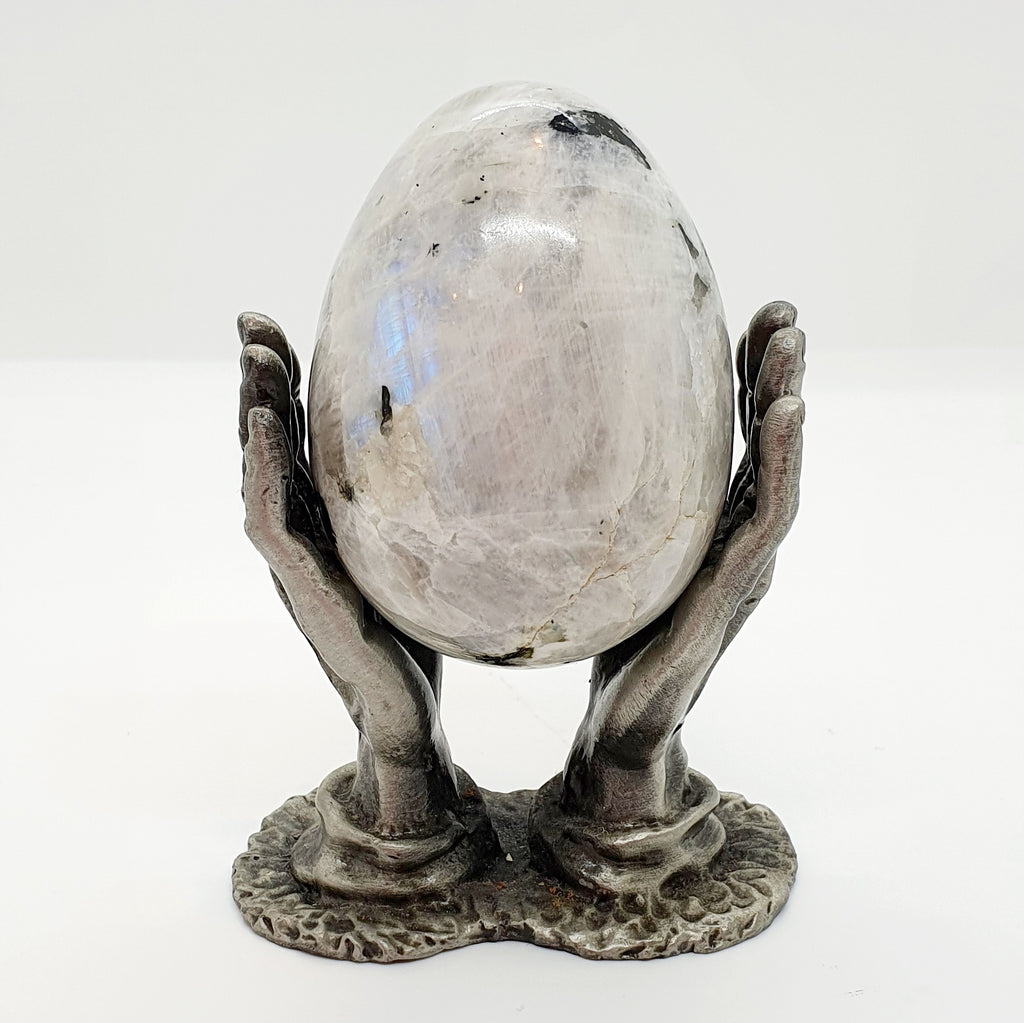 Medium - Large Rainbow Moonstone Egg