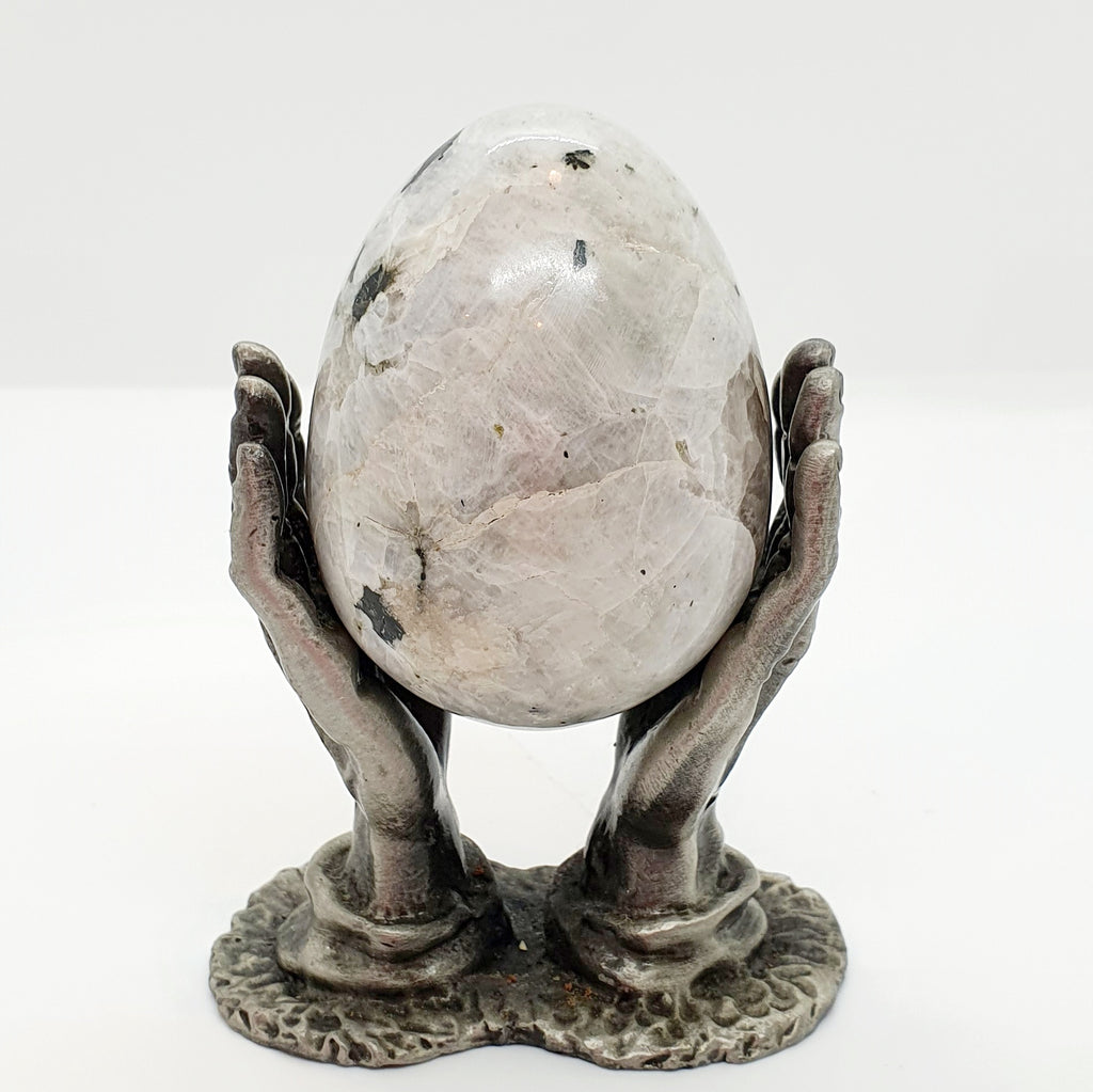 Medium - Large Rainbow Moonstone Egg