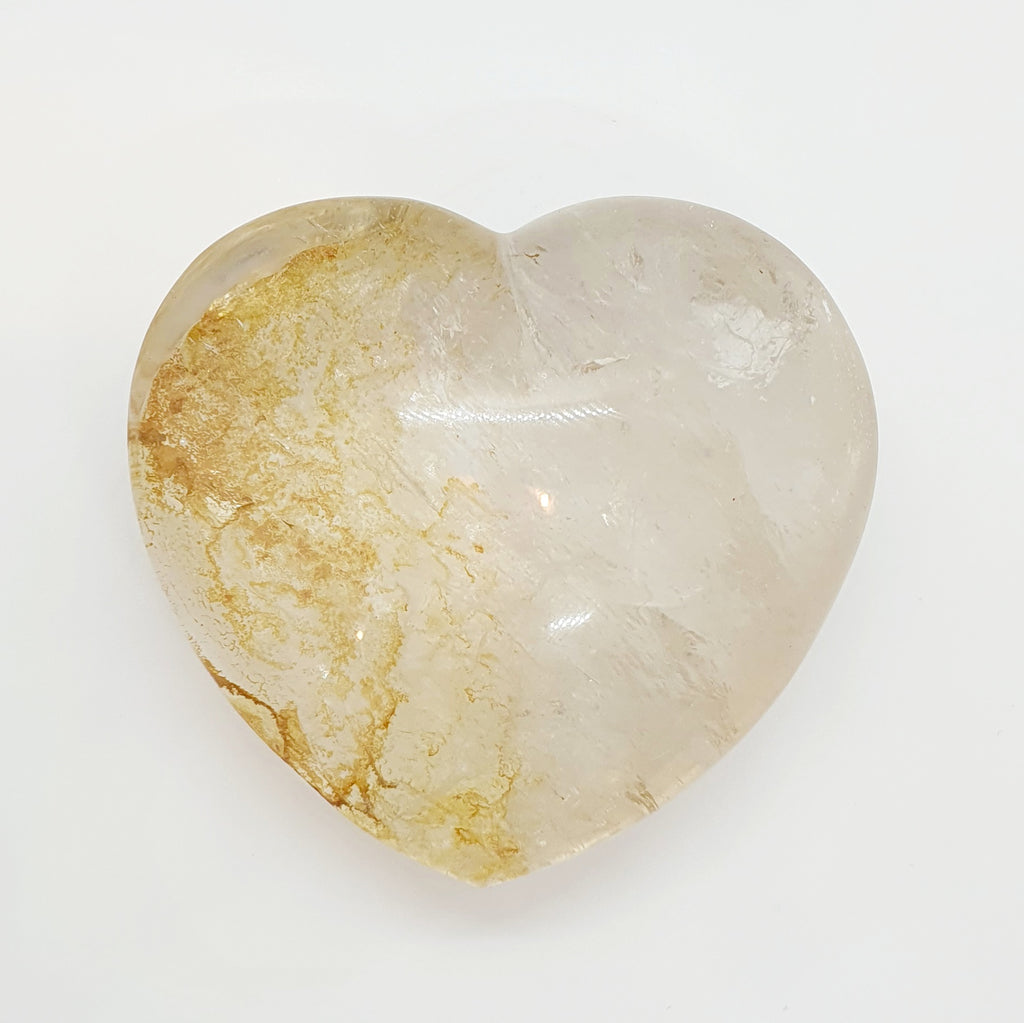 Giant Hematoid Quartz Heart