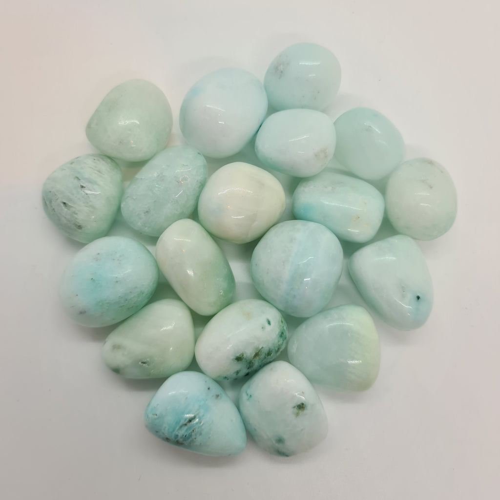 Blue Aragonite Tumbled Stones