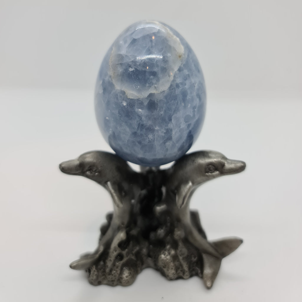 Blue Calcite Egg