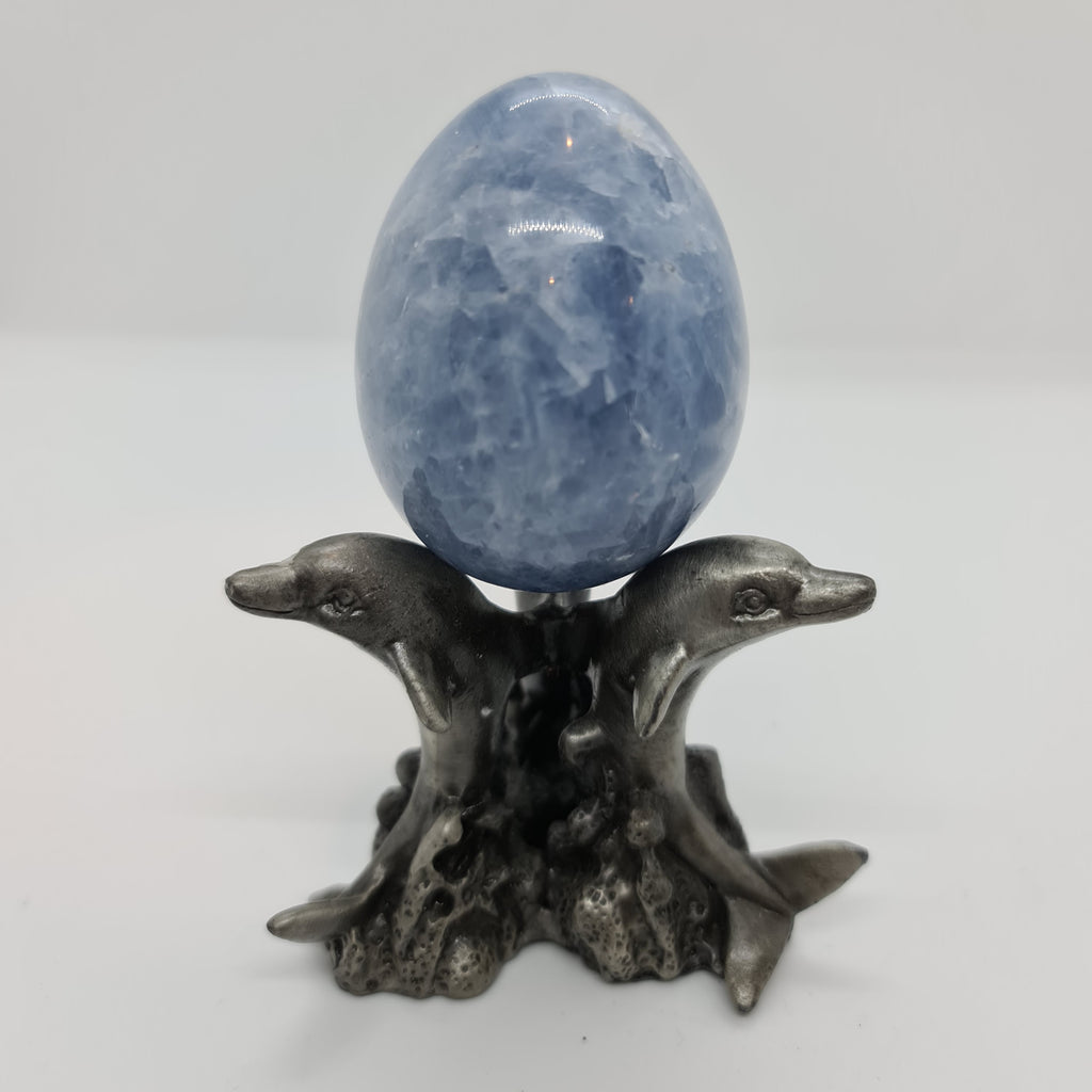 Blue Calcite Egg