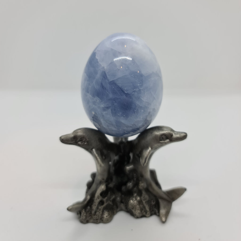 Blue Calcite Egg