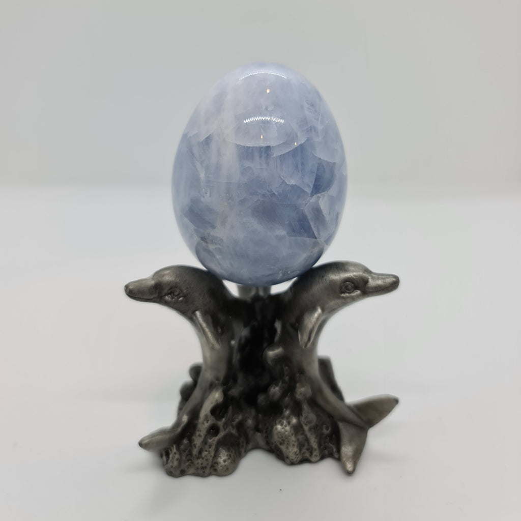 Blue Calcite Egg