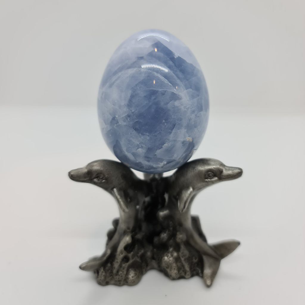 Blue Calcite Egg