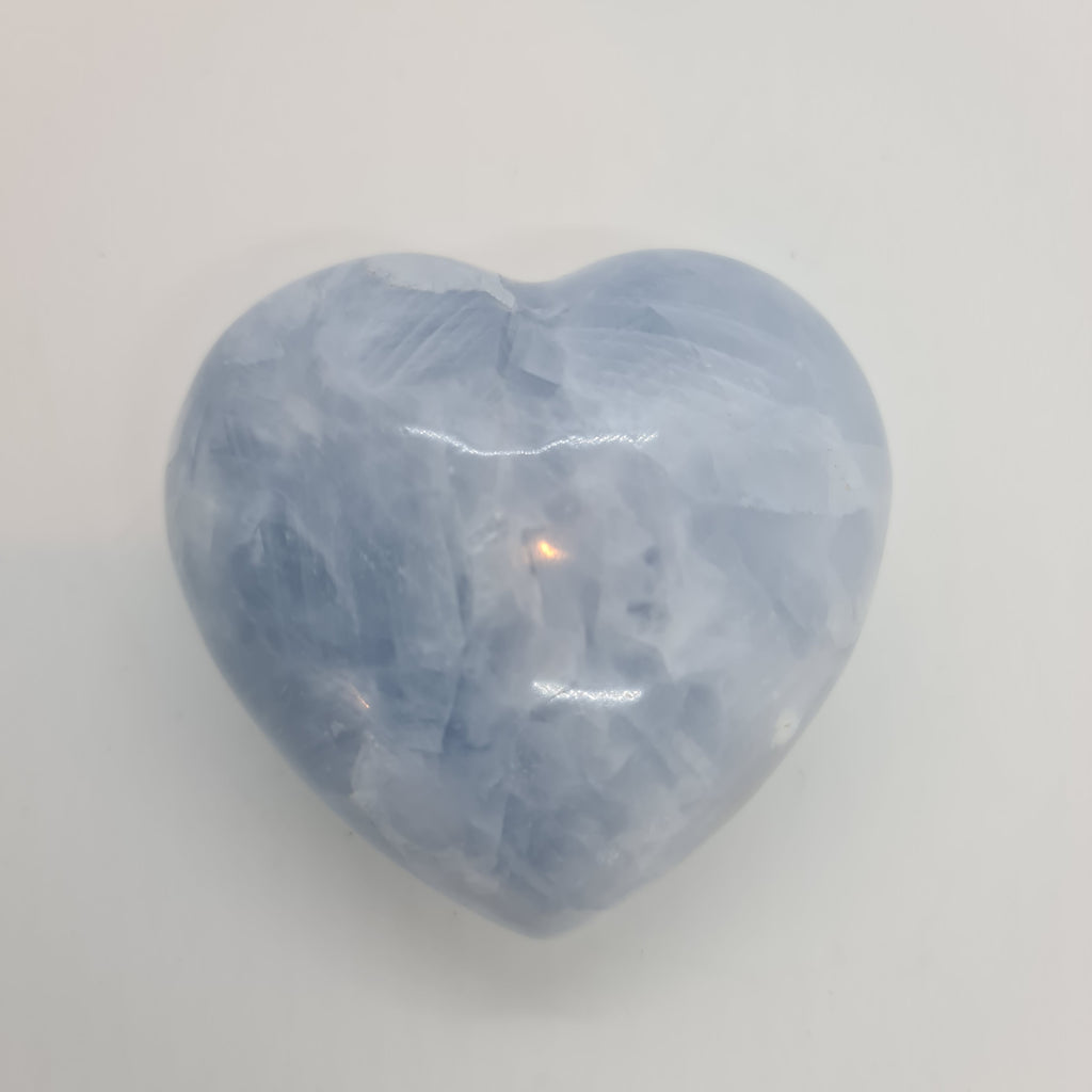 Blue Calcite Heart 3