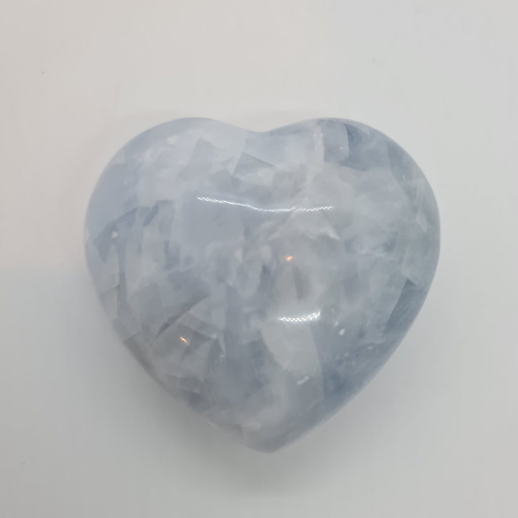 Blue Calcite Heart 3