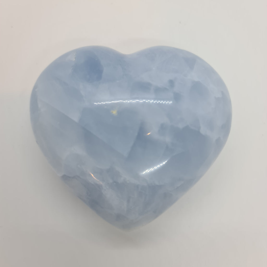 Blue Calcite Heart 2