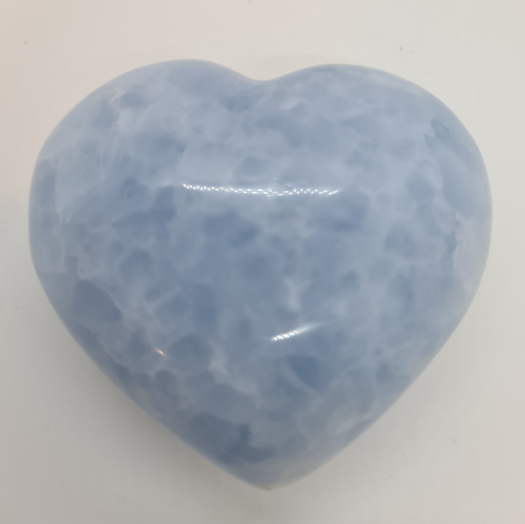 Blue Calcite Heart 2