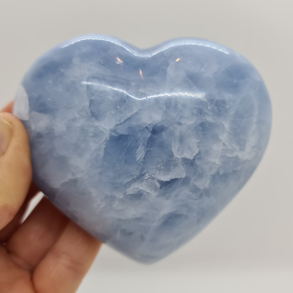 Extra Large Blue Calcite Heart