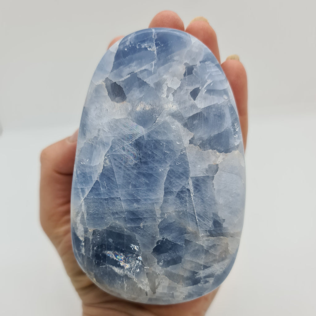 Blue Calcite Massage Stones