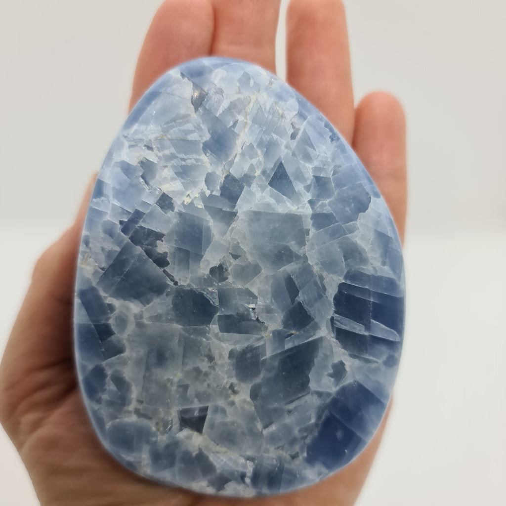 Blue Calcite Massage Stones 6