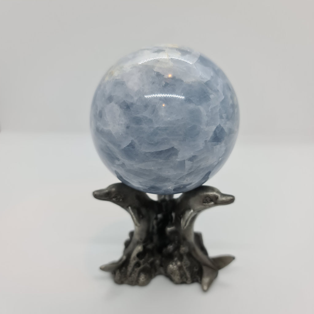 Blue Calcite Sphere