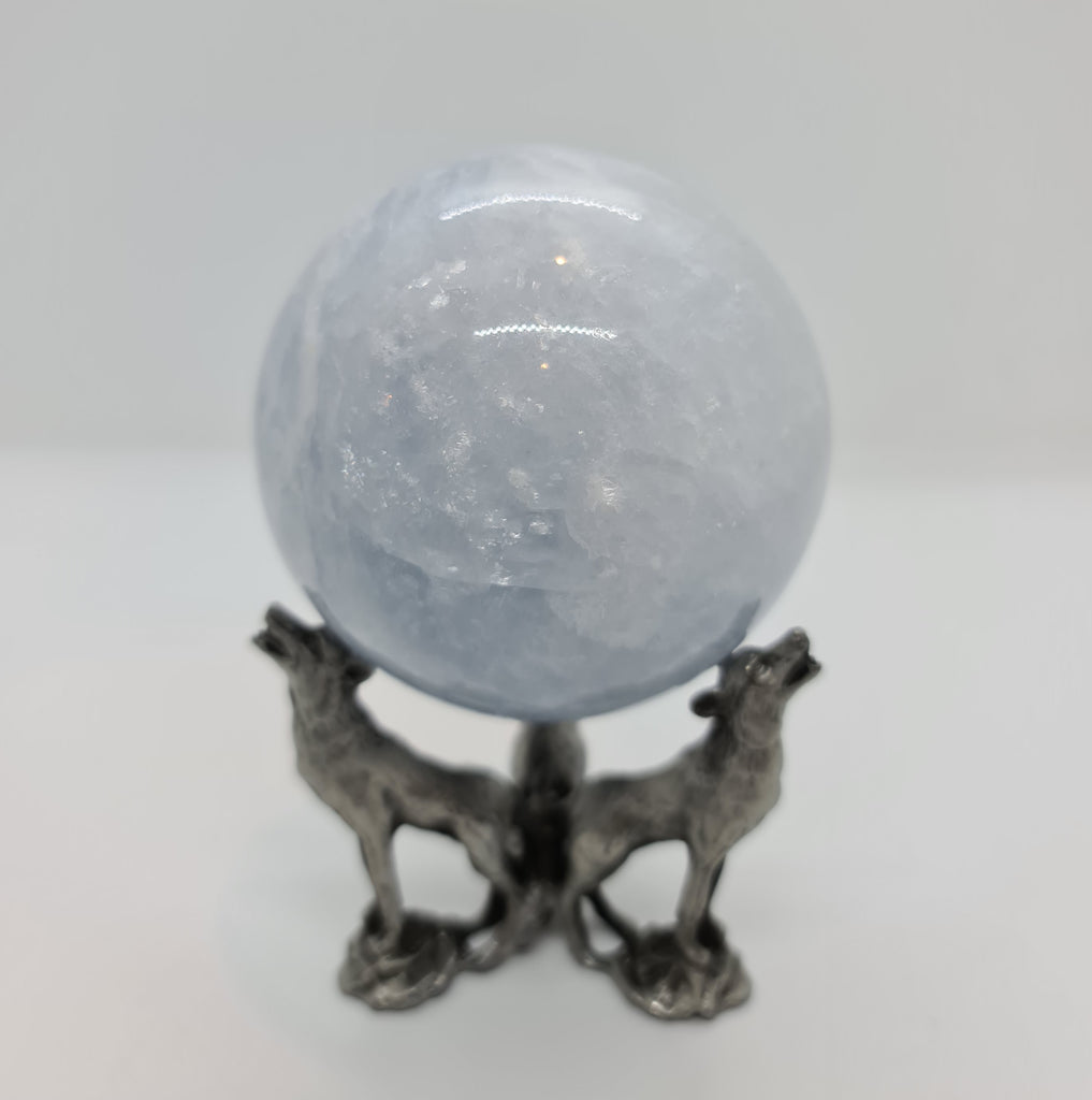 Blue Calcite Sphere