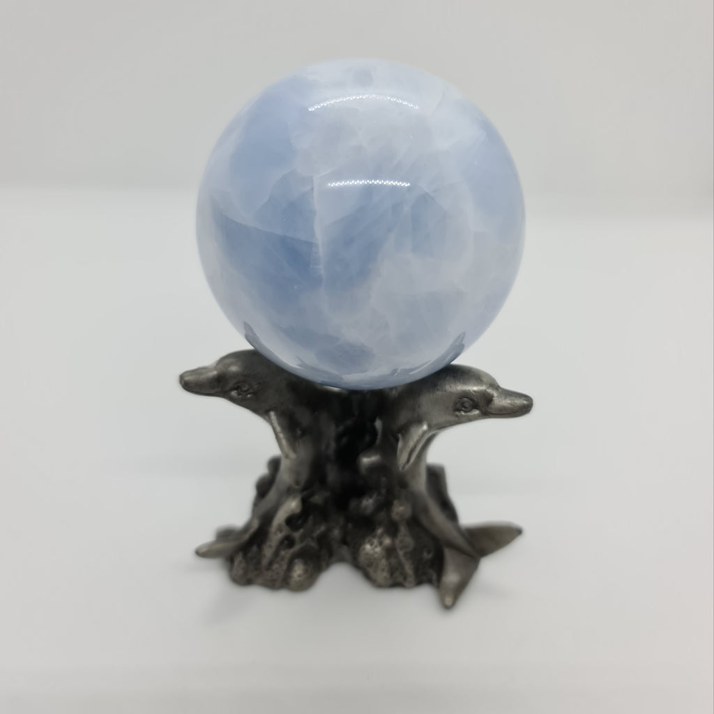 Blue Calcite Sphere