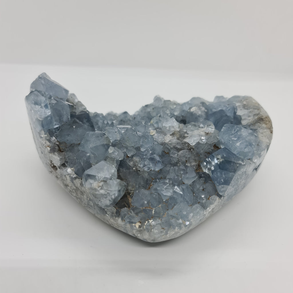 Extra Large Celestite Geode Heart