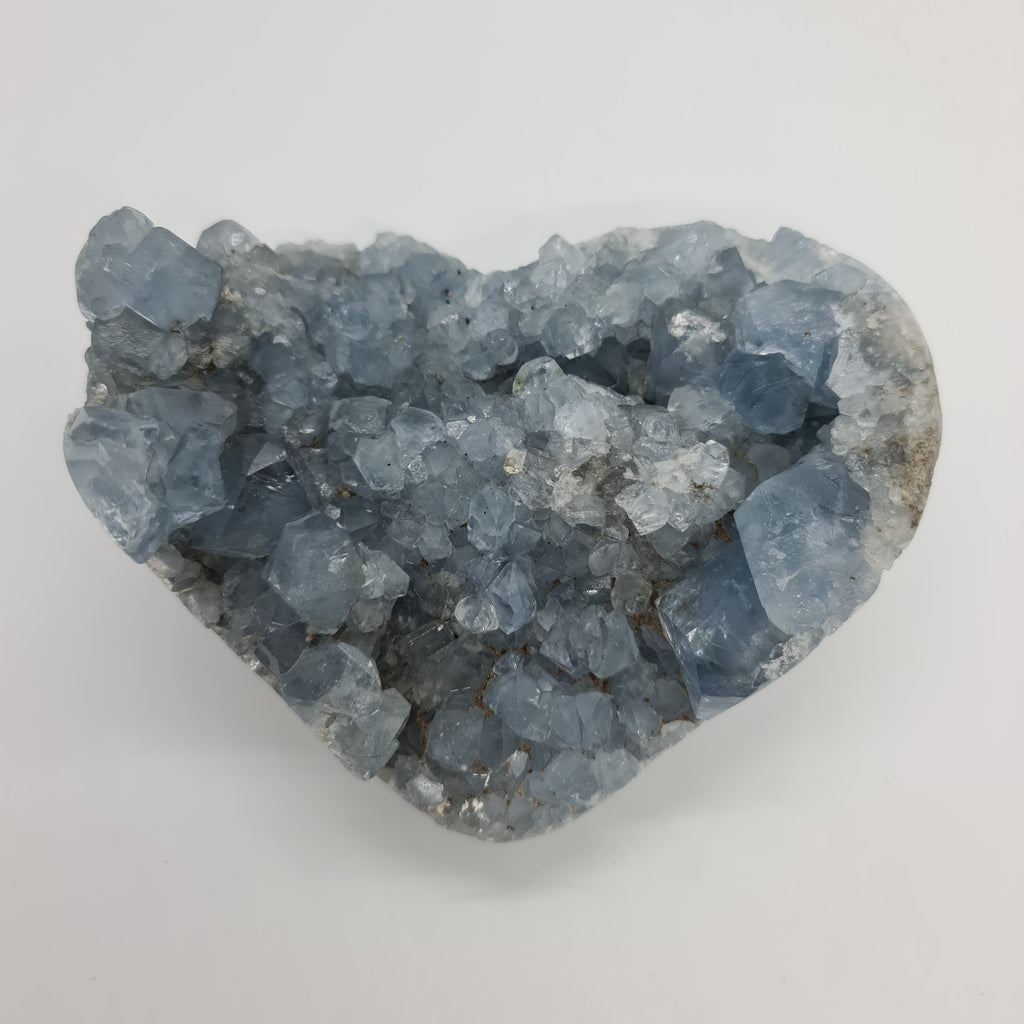 Extra Large Celestite Geode Heart