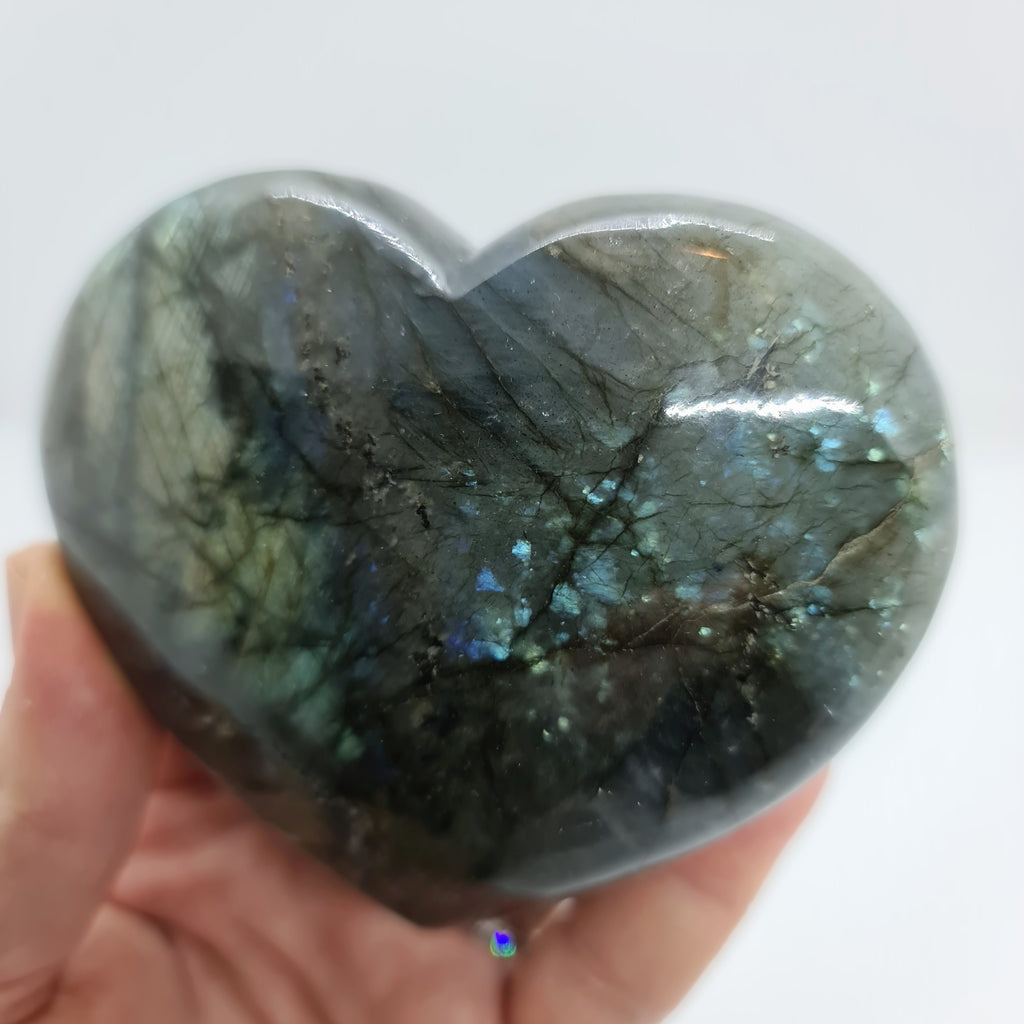 Jumbo Labradorite Heart