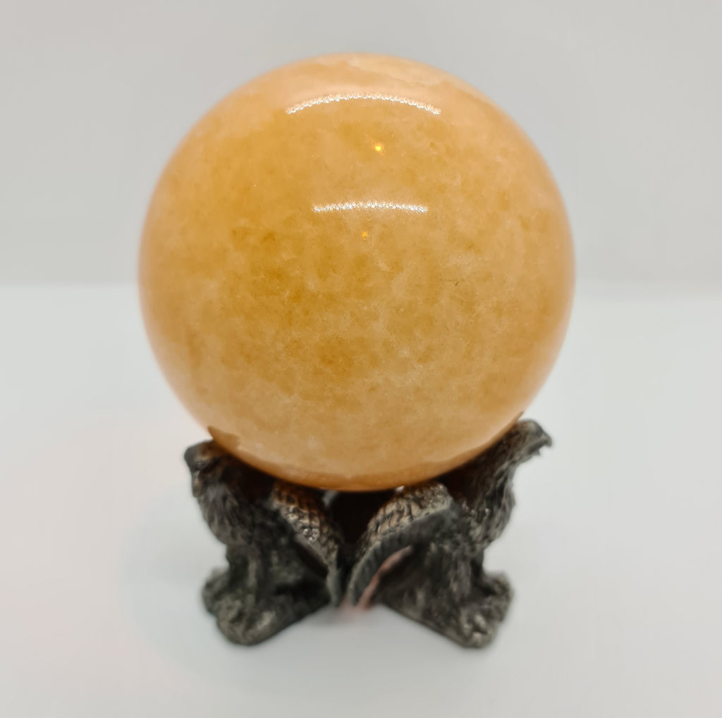 Extra Large Orange Calcite Sphere