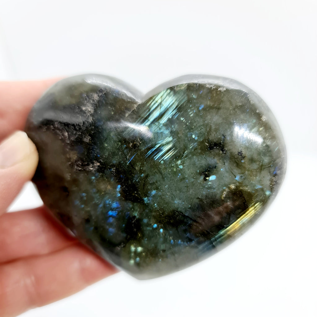 Medium Labradorite Heart