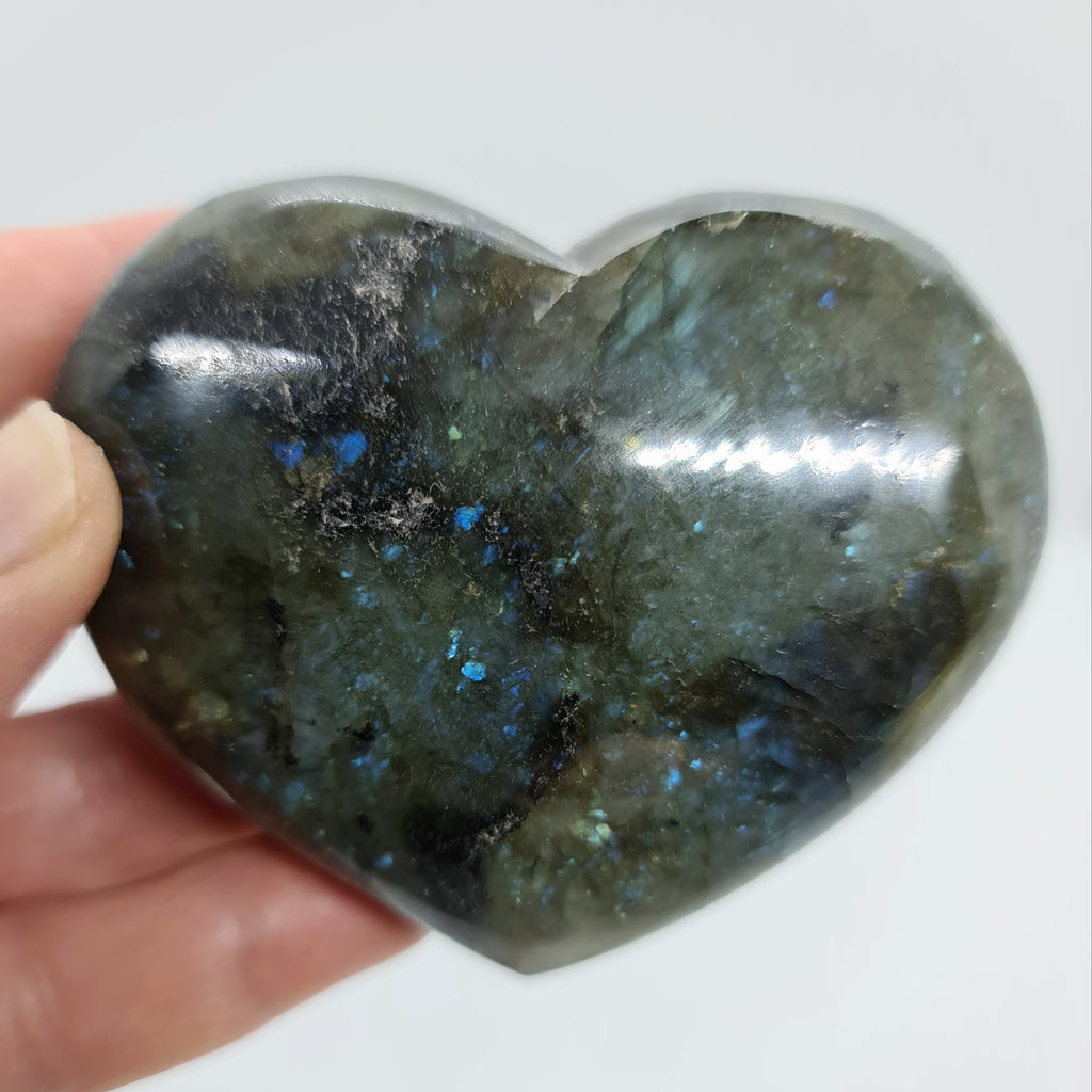 Medium Labradorite Heart