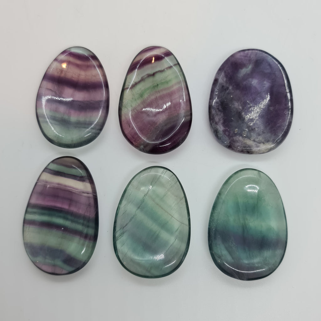 Rainbow Fluorite Palmstones