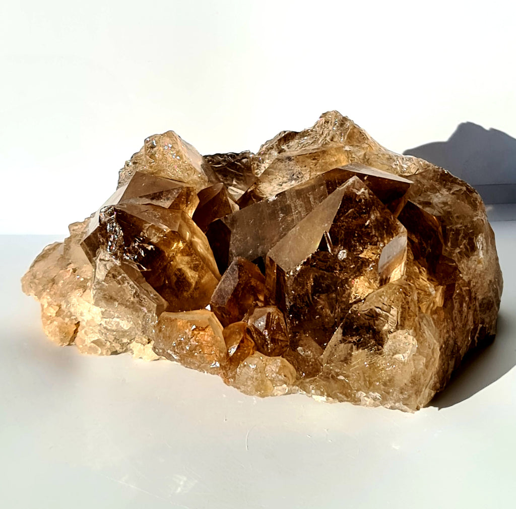 Extra Large Smokey Quartz Druze Cluster