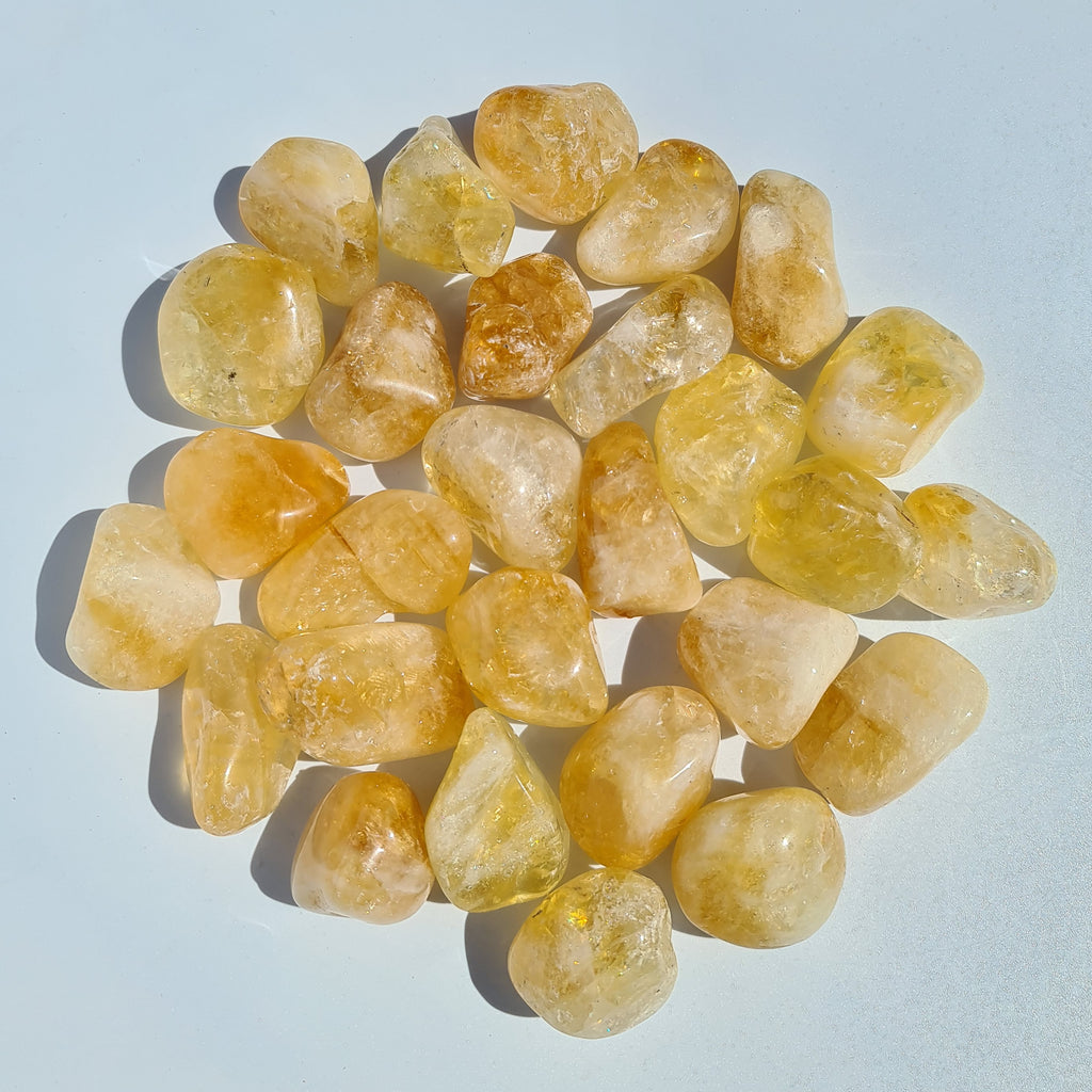 Large Citrine Tumbled Stones