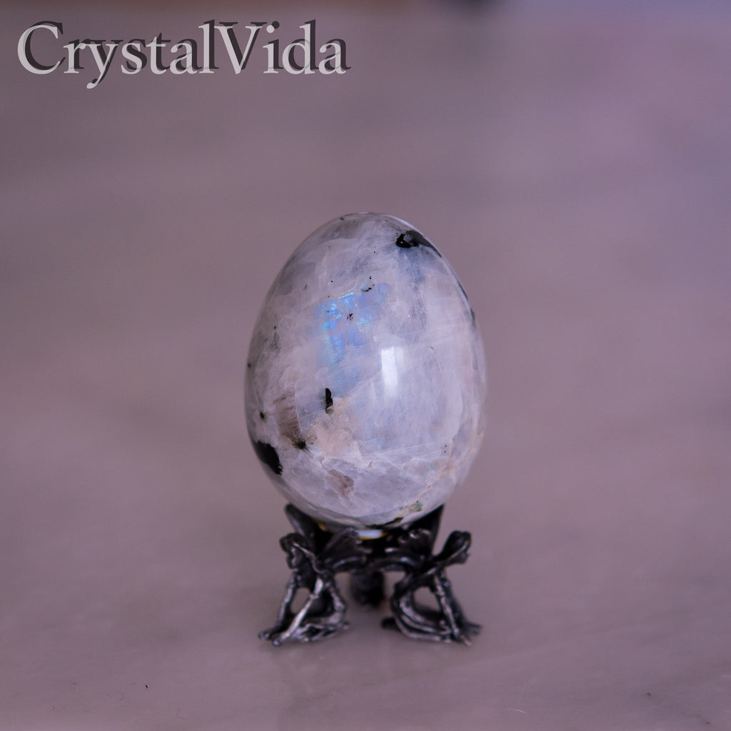 Medium - Large Rainbow Moonstone Egg